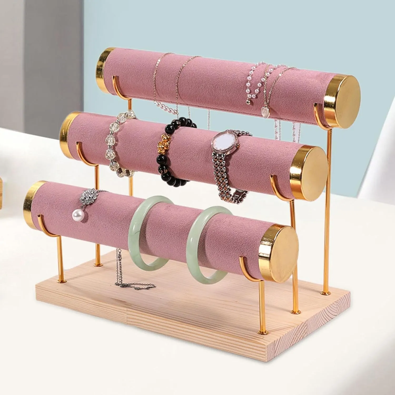 for Dresser Jewelry Holder for Bracelets and feverishly preside Watches Display Stand 