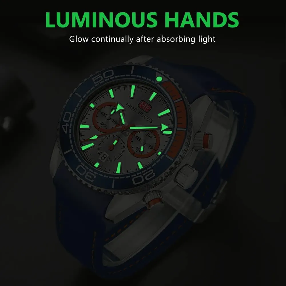 for Men Sport Military Waterproof Chronograph Mens Watches Analog Quartz Big Face Classic Stylish Fashion Casual Designer Business Work Wrist Watch Elegant Gift prehistoric residual nonchalant meticulous for Men AIMES Watch 