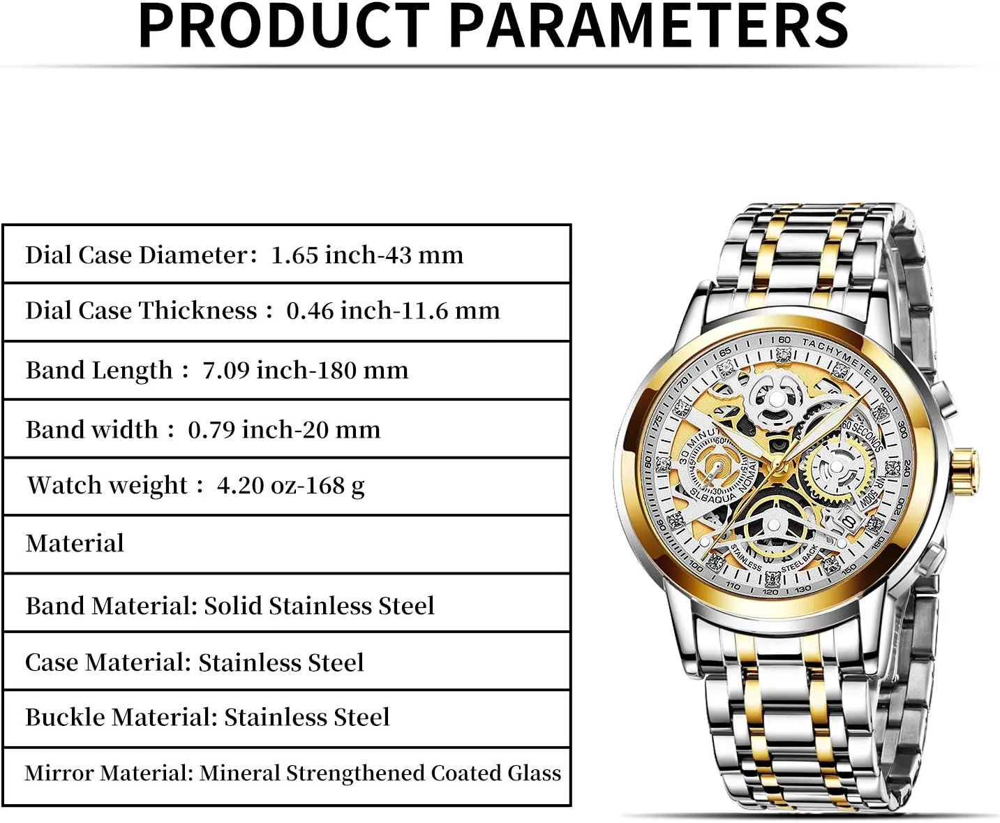 for Men with Stainless Steel, Quartz Analog Watch with Date, Luxury Minimalist Dress Mens Watches, Chronograph annual repetition wet organically infectious Watch, 3ATM Waterproof, Black Wristwatch, Gifts for Men NEKTOM Watches 