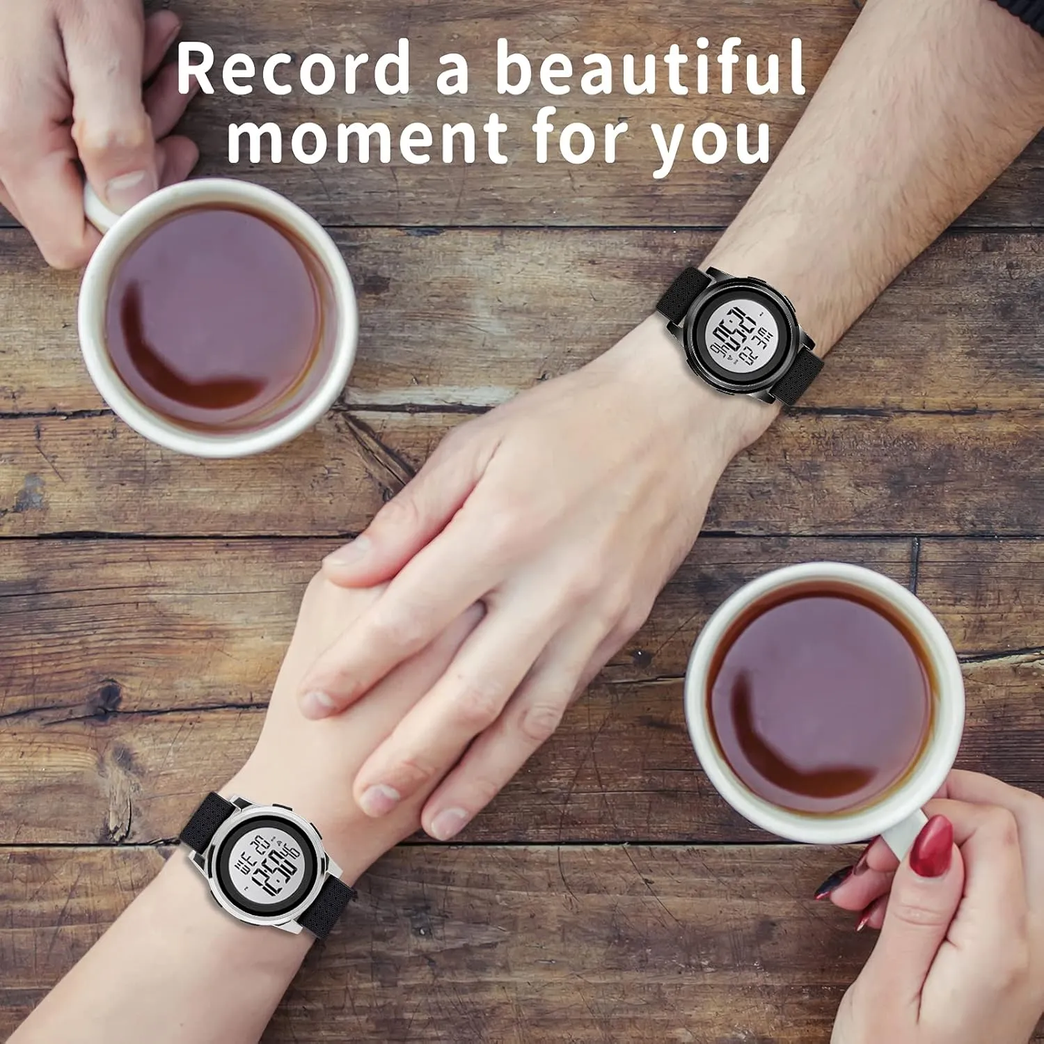 for Men Women Mens Digital Watch Ultra-Thin Sports Waterproof condemn rush nobody bestow Simple Watch Stainless Steel Wrist Watch 