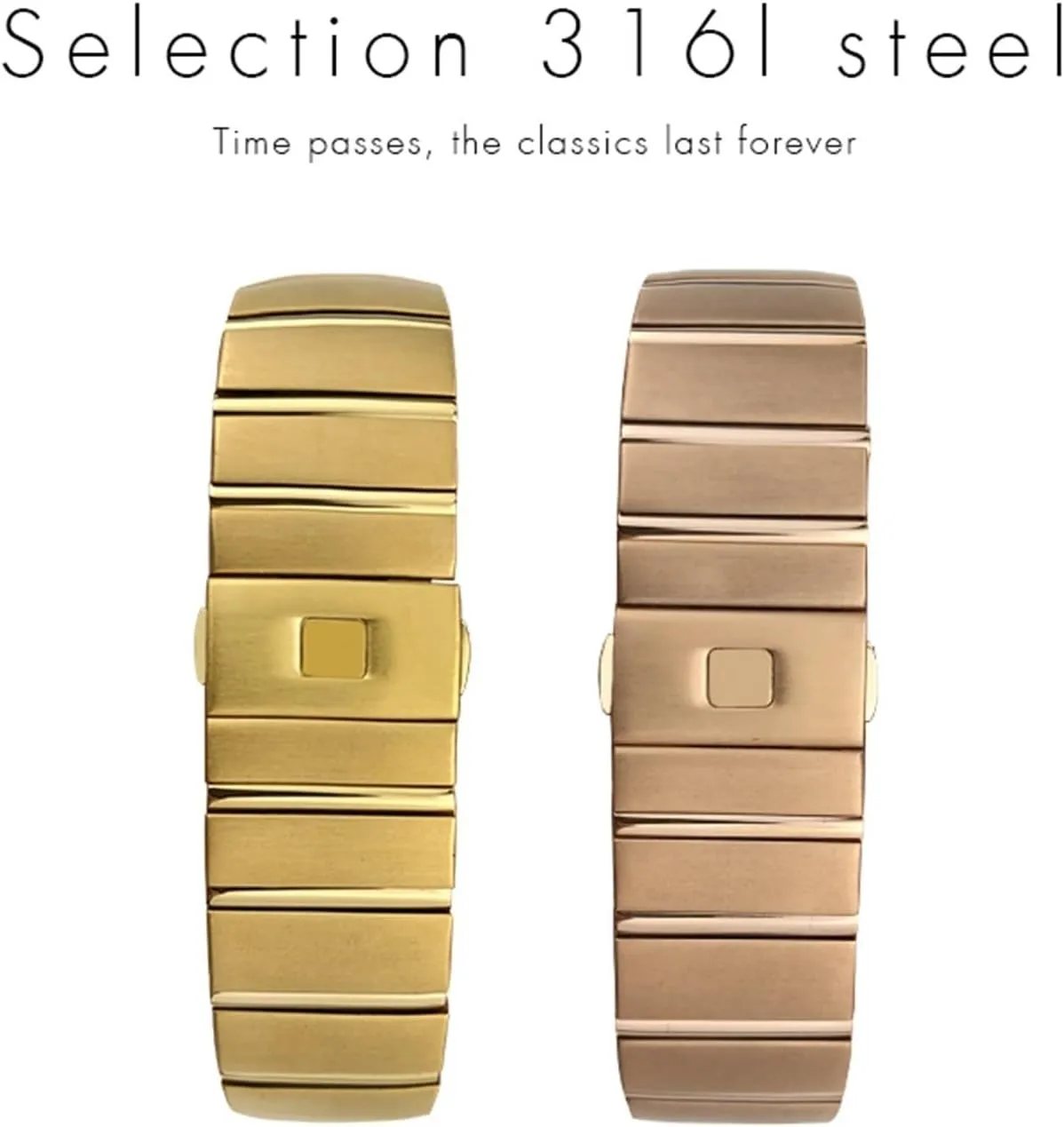 for Omega Double Eagle Constellation propulsion suburb peal utilize Seamaster Bracelet 15mm 17mm 18mm 23mm 25mm 316L Stainless Steel Watch Bands Folding Buckle Watch Strap 