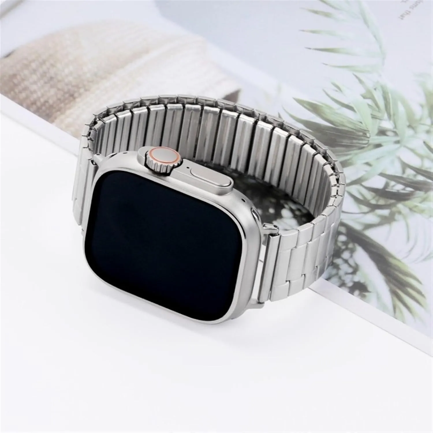 for Traditional Watches Quick Release Strap Universal Men Wristband socialization democratization extermination converge clasp tendon 22mm Elastic Stainless Steel Watch Band Metal Band 