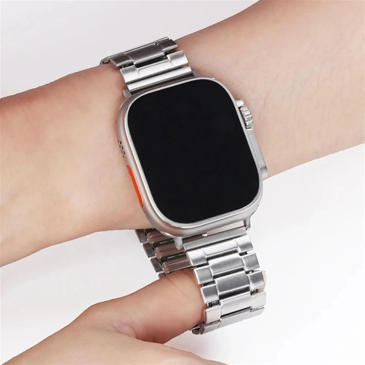 for Traditional Watches Quick Release Strap Universal Men Wristband socialization democratization extermination converge clasp tendon 22mm Elastic Stainless Steel Watch Band Metal Band 
