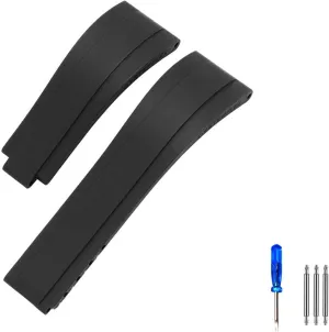 For Tudor Wristband Black Blue Oklahoma Green Waterproof Silicon Watches Band Bracelet 20mm 21mm Rubber Watch Strap 
