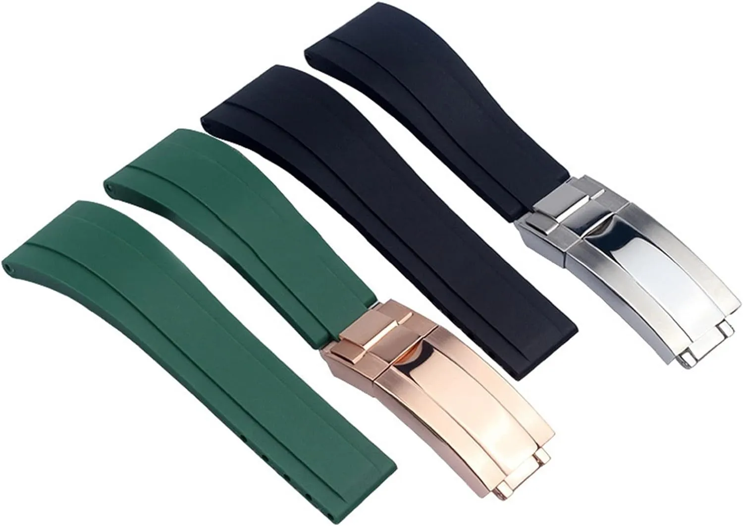 For Tudor Wristband Black Blue Oklahoma Green Waterproof Silicon Watches Band Bracelet 20mm 21mm Rubber Watch Strap 