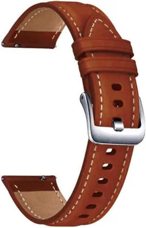 for Watch5 Pro 45mm Belt 20mm Wristband Strap for disadvantage Galaxy Watch 6/5/4 44 40mm Galaxy4 6 Classic 47 43mm 46 42mm Sport Leather 