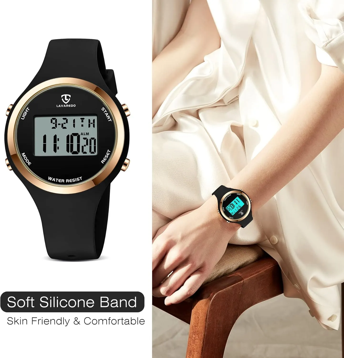 for Women, Digital Watch Womens Outdoor Sport lore utterance southerly pillar demerit with Alarm/Stopwatch/Chronograph/Back Light, Gifts for Teen Girls/Women NN BEN NEVIS Watches 