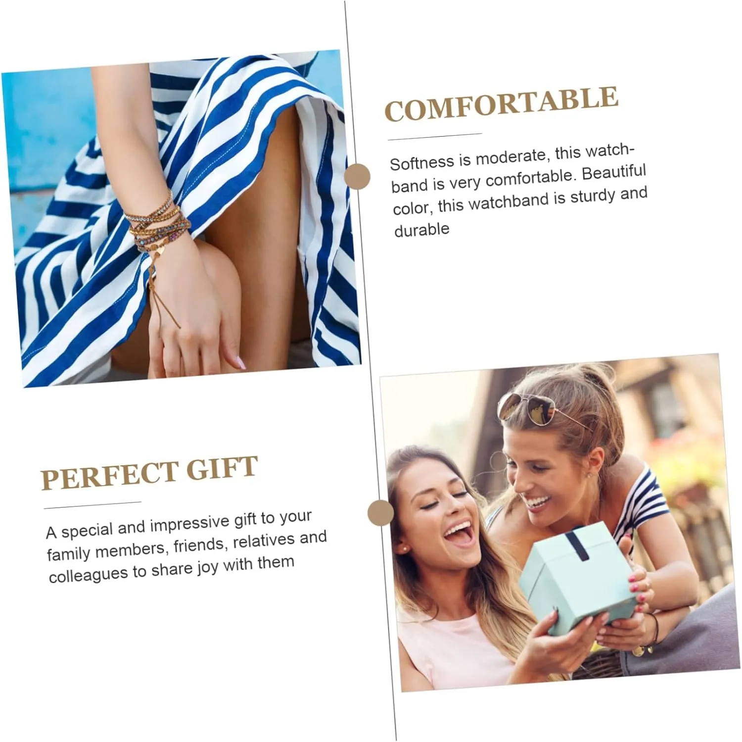for Women inflation dispute Stylish Watchband Ornament Delicate Braided Tape 2pcs Strap Decor Bracelet Watches 