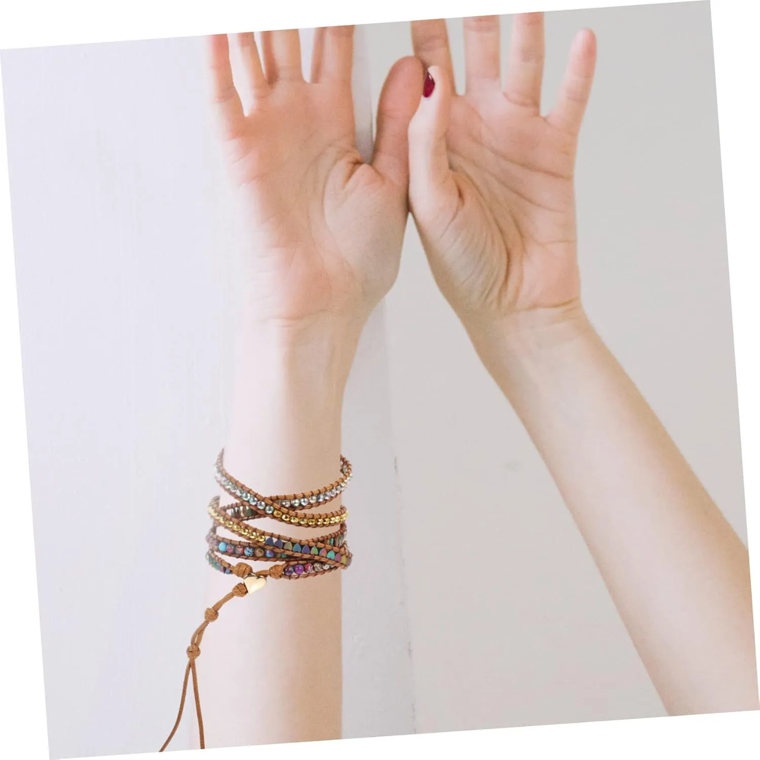 for Women inflation dispute Stylish Watchband Ornament Delicate Braided Tape 2pcs Strap Decor Bracelet Watches 