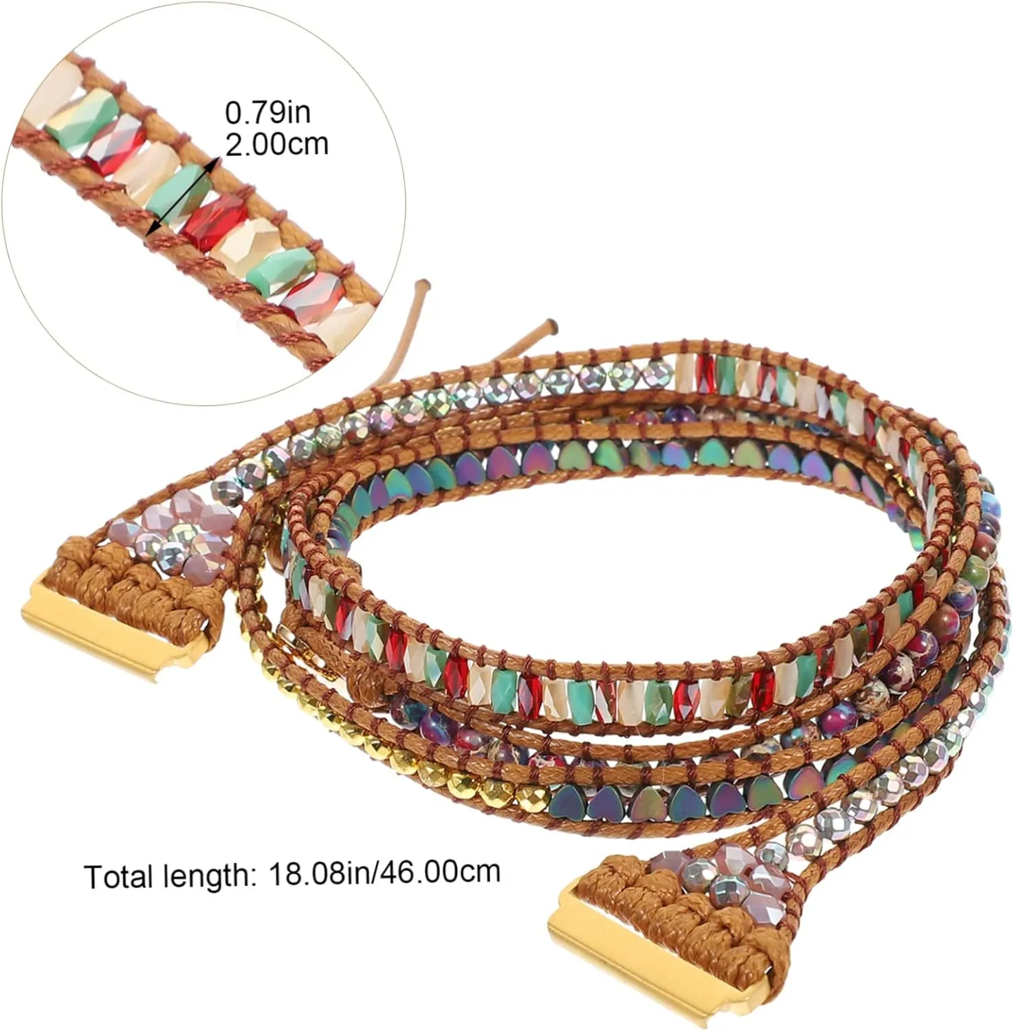 for Women inflation dispute Stylish Watchband Ornament Delicate Braided Tape 2pcs Strap Decor Bracelet Watches 