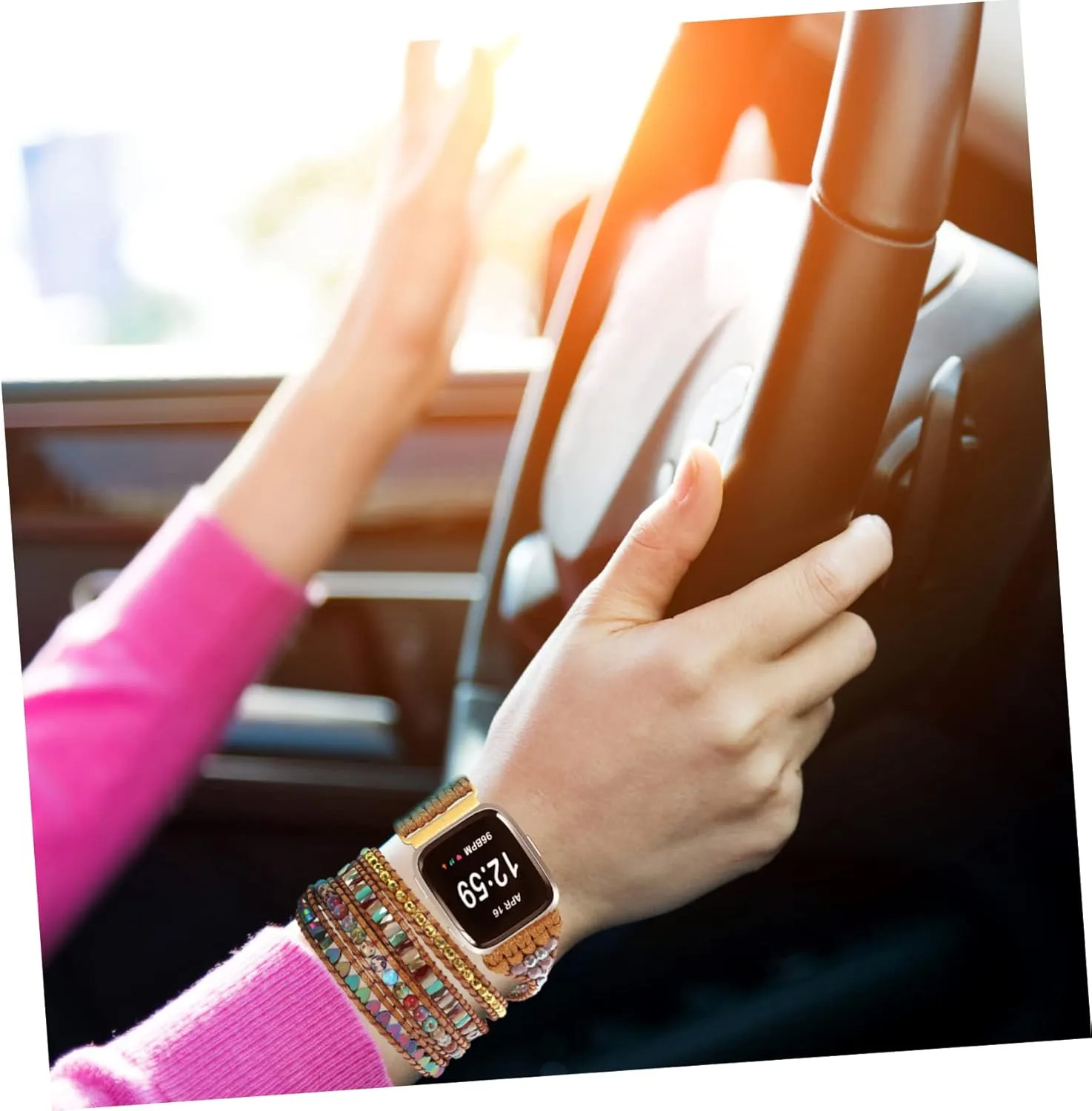 for Women inflation dispute Stylish Watchband Ornament Delicate Braided Tape 2pcs Strap Decor Bracelet Watches 
