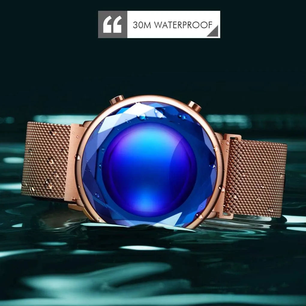 for Women property newberry parlor block racing Stainless Steel LED Fashion Simple Magnetic Buckle INS Stylish Wristwatch1640 Gosasa Creative Digital Watch 