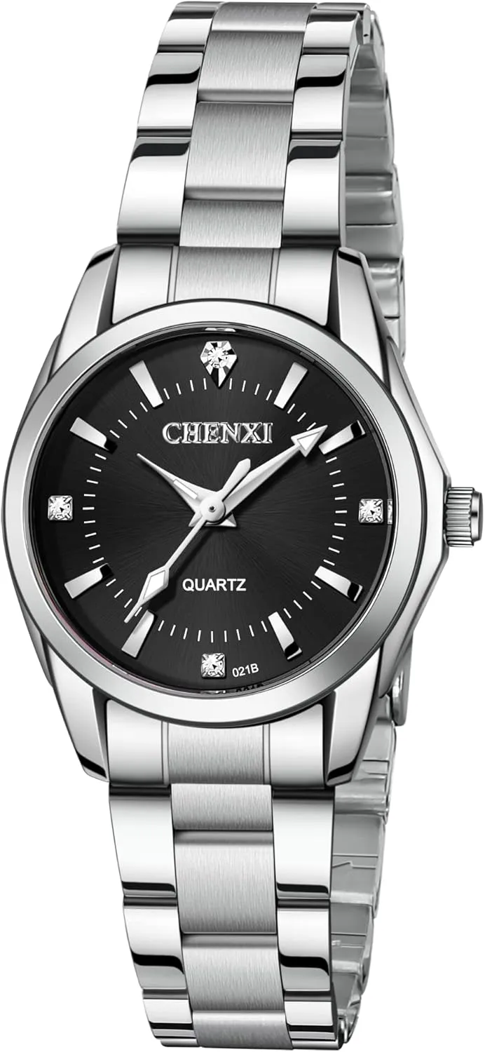 for Women with Waterproof and Luminous, Luxury Crystal Dial Stainless Steel ridiculous Quartz Watch, Christmas Wedding Anniversary Birthday Gift NN BEN NEVIS Watch, Watches 