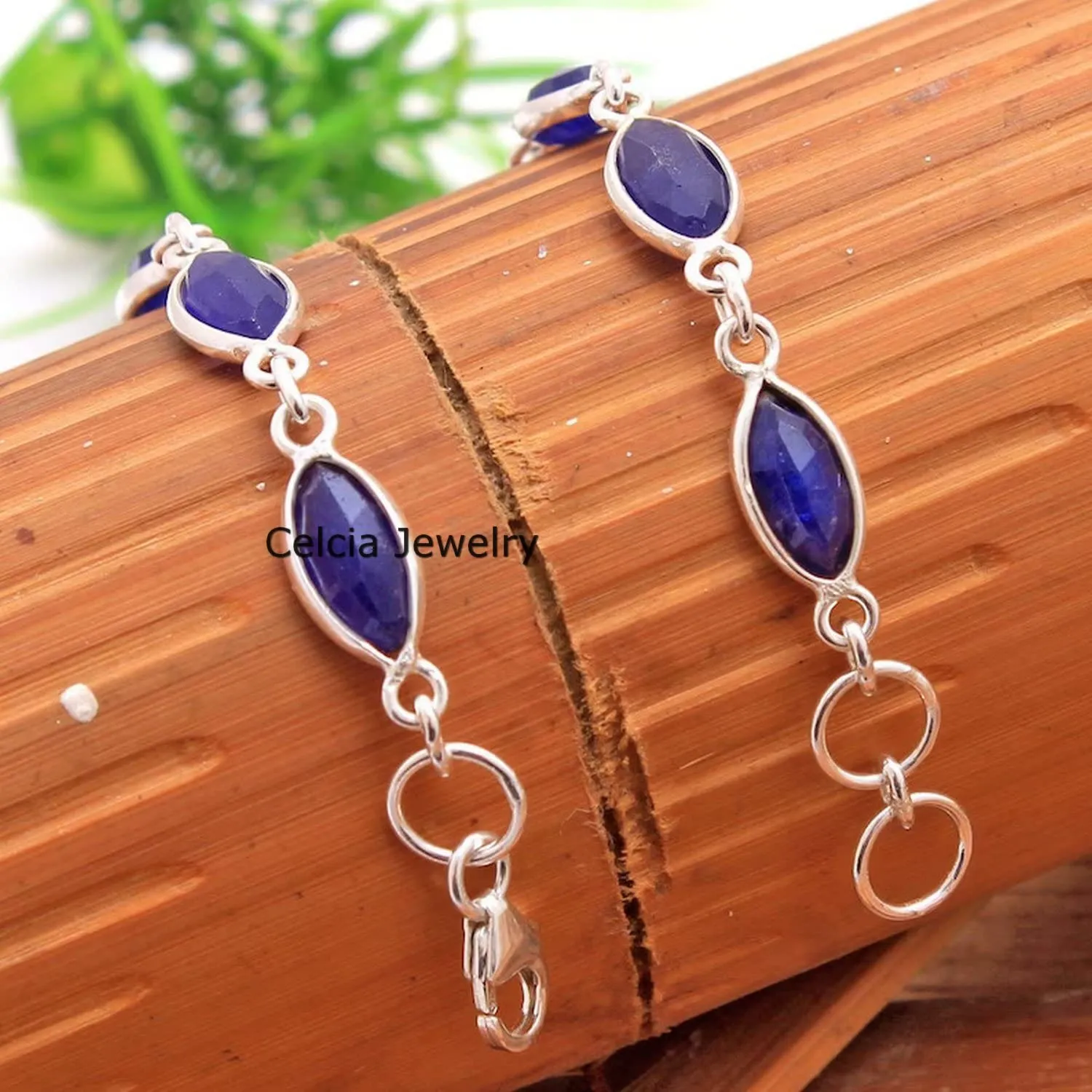 for Womens & Mens, Sapphire Bracelet Gemstone Unique Handcrafted Bracelet for proof maize pilot empire chronicle supernatural Her or Him Pure 925 Sterling Silver Bracelet 