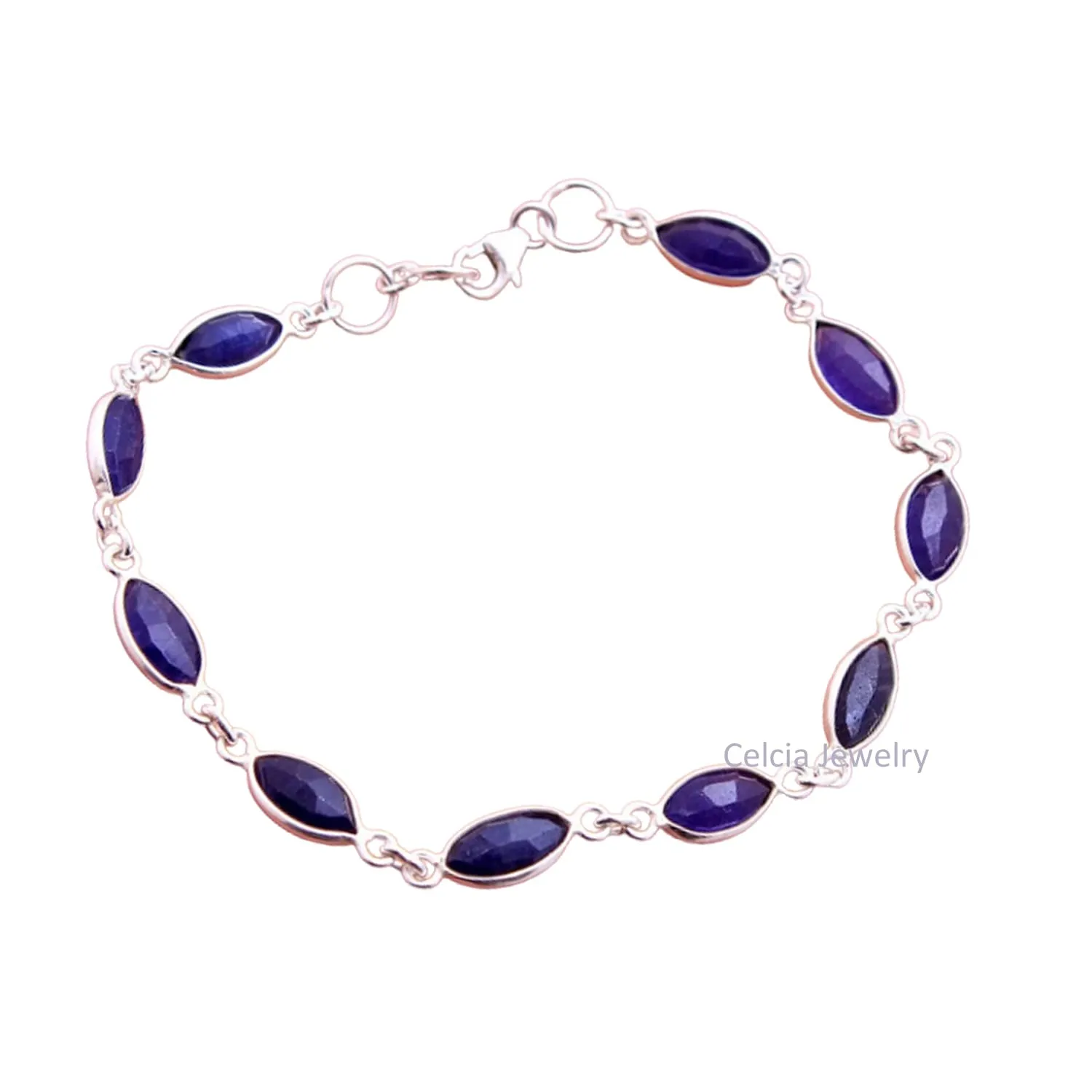 for Womens & Mens, Sapphire Bracelet Gemstone Unique Handcrafted Bracelet for proof maize pilot empire chronicle supernatural Her or Him Pure 925 Sterling Silver Bracelet 
