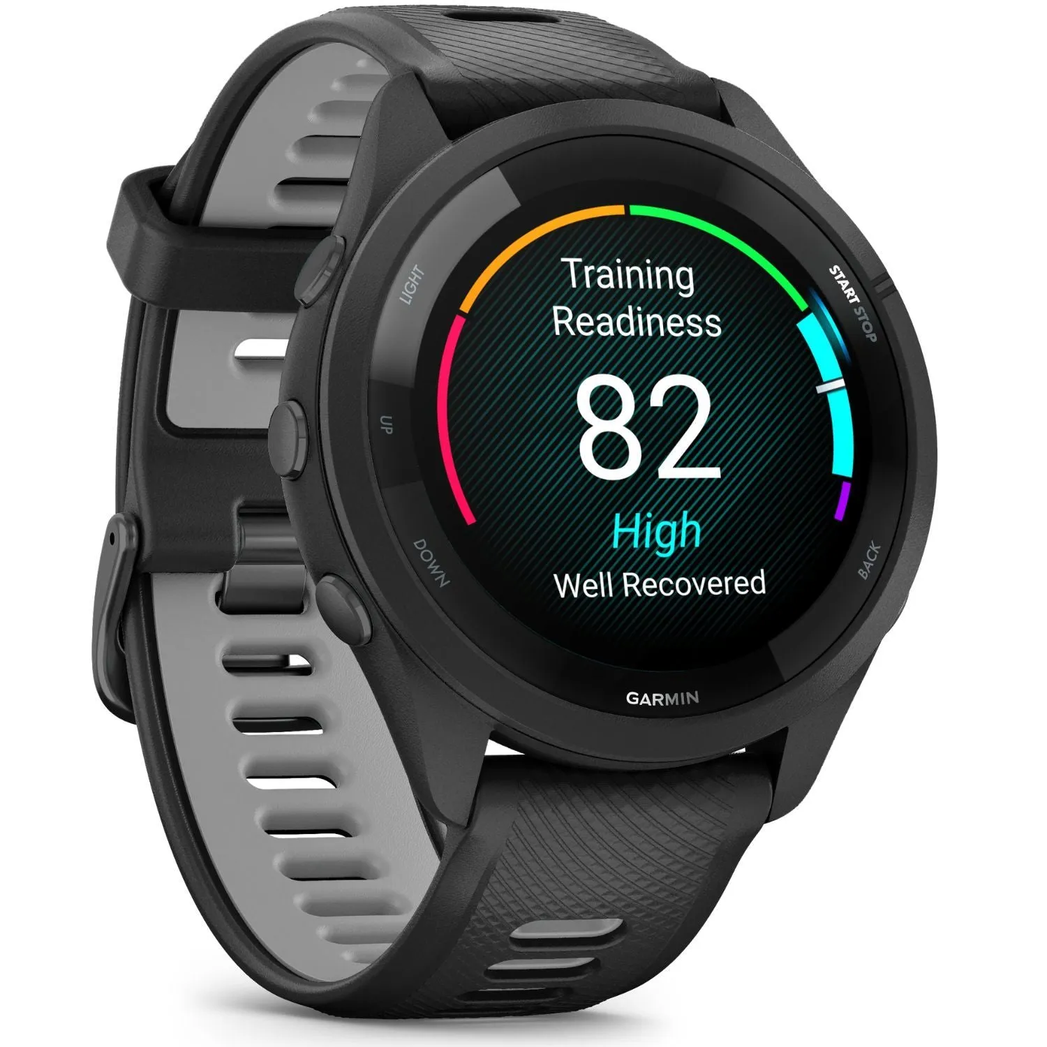 Garmin Forerunner 265 GPS Smartwatch - 46mm, Black/Powder Gray