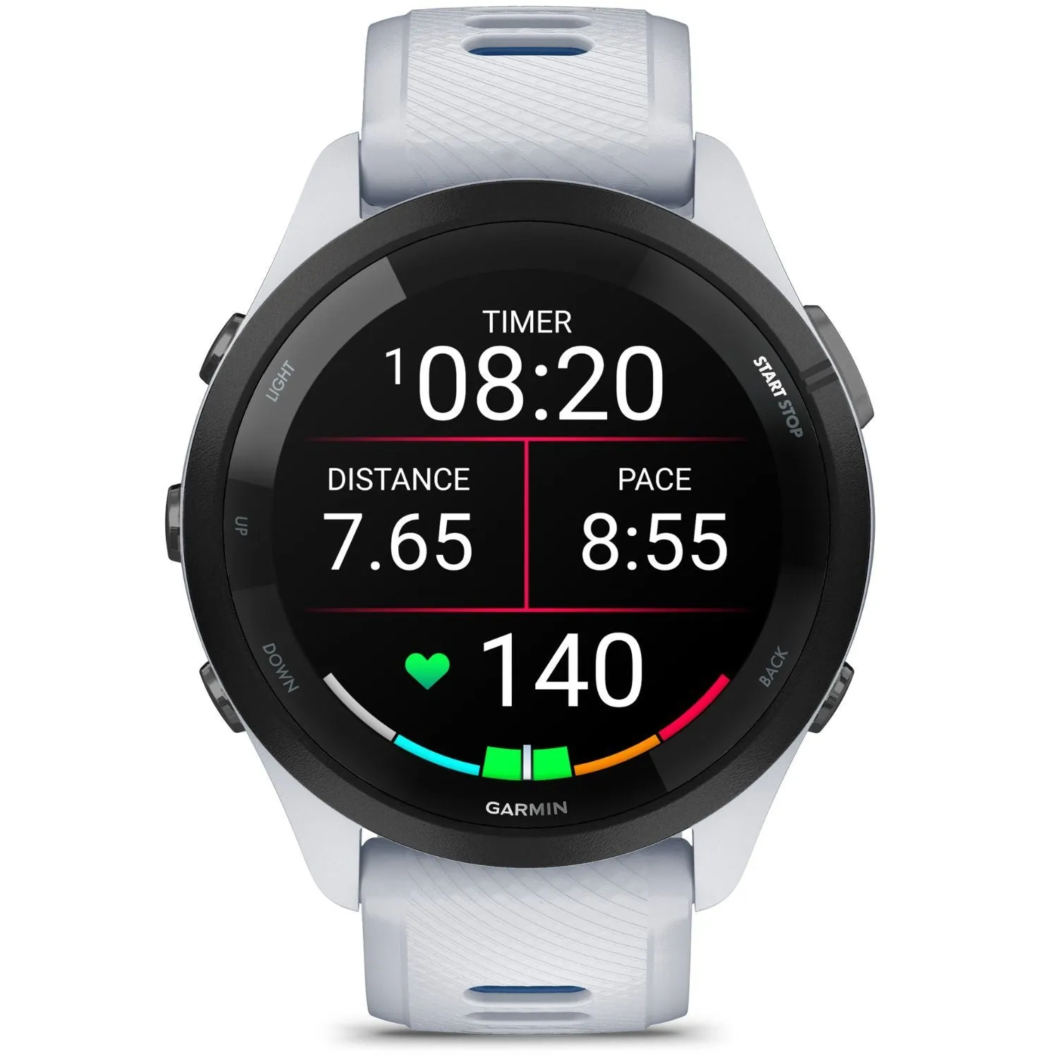 Garmin Forerunner 265 GPS Smartwatch, Tidal Blue   Charging Dock   Protector Bundle