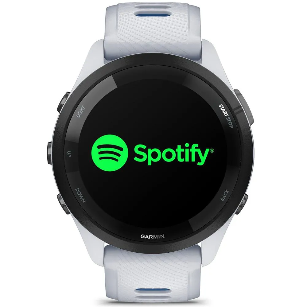Garmin Forerunner 265 GPS Smartwatch Whitestone/Tidal Blue with 2 Year Warranty