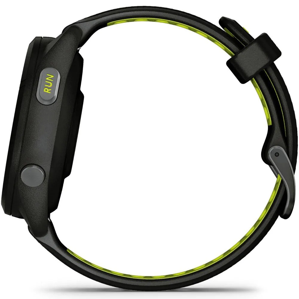 Garmin Forerunner 265S GPS Smartwatch, Black/Amp Yellow w/ Accessories Bundle