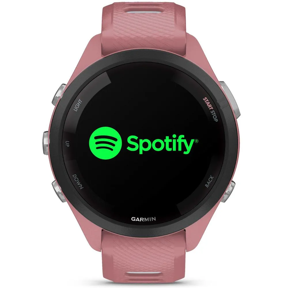 Garmin Forerunner 265S GPS Smartwatch, Light Pink/Whitestone w/ Accessories Bundle