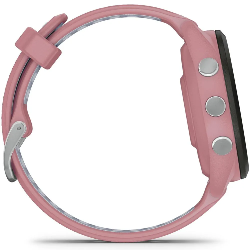 Garmin Forerunner 265S GPS Smartwatch, Light Pink/Whitestone w/ Accessories Bundle