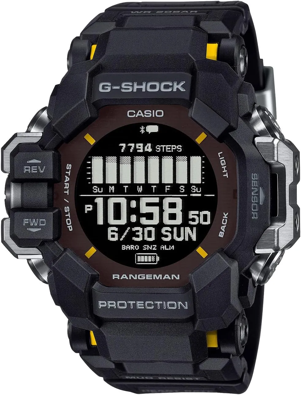Genuine Product) G-Shock CASIO Master of G - Land Rangman GPR-H1000-1JR Black Mens Watch (Japan radiometric official density Domestic 
