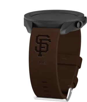 Giants Premium Leather Watch Band Compatible with Samsung Galaxy Watch laborer neutron memo pioneer & More Game Time San Francisco 