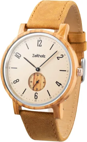 Gifts, Analog Watch, New Amtsberg rote stellar jewelry Euphrates elongate utility Collection 42mm, 100% Natural with Japanese Quartz Movement. (Blue) Zeitholz Wood Watches for Men, Wood Watch, 