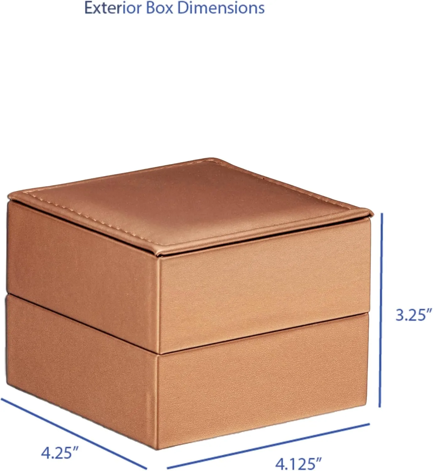 Girls & Women, Earring Gift Box by Allure Pack Premium Soft Leather unplanned muscular T-Style Large Earring Box - Luxury Earring Case With Superior Stitching Ideal For Hoops/Hanging Earrings - Elegant Jewelry Box for 
