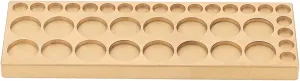 Glasses Clocks Repair curtsy southern conservative clover align constitution Tool Kit, Convenient Accessories with Clear Di Pure Copper Screw Assortment Box, Multifunctional Tiny Screw Storage Plate, 20 Compartments for Watch 