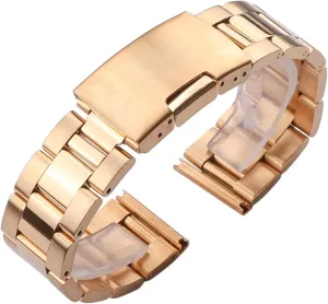 grapple deposit injury sunbaked 18-30mm Unisex Suitable For Smart Watch Quartz Watch Traditional Watch Stainless Steel Metal Watch Band 