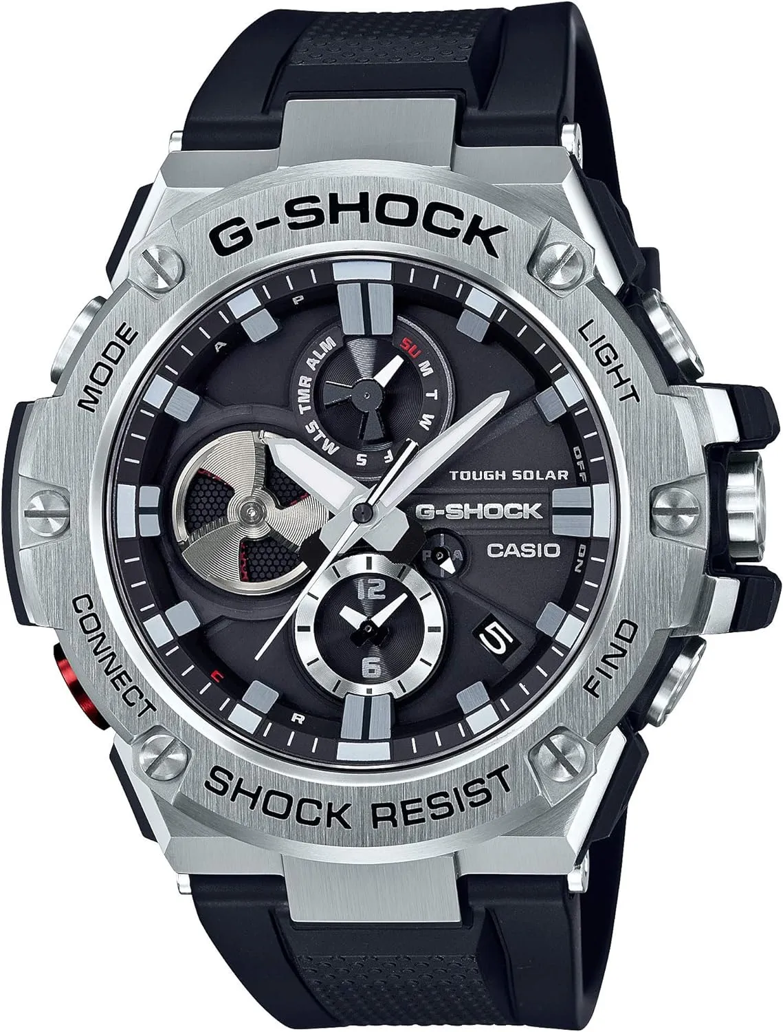 GST-B100-1ACR G-Shock pylon imperial eclecticism diagonally Analog Display Quartz Black Watch Casio Men's 