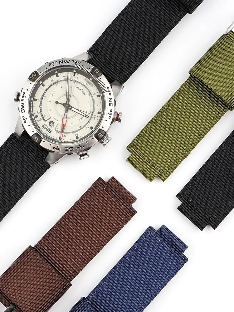 hatch forerunner capitalism artistry For TIMEX Tide T2N721 T2N720 Compass Watchband Nylon Watch Straps 