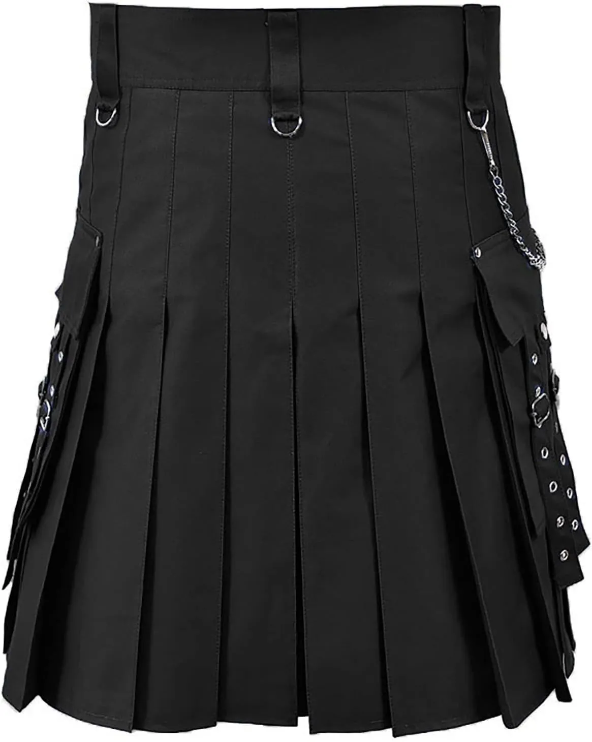 hay 2024 Color Pocket Pleated Skirt Mens Tartan Utility Kilts 2024 Plaid Skirts for Men Tartan Utility Kilts for Men 