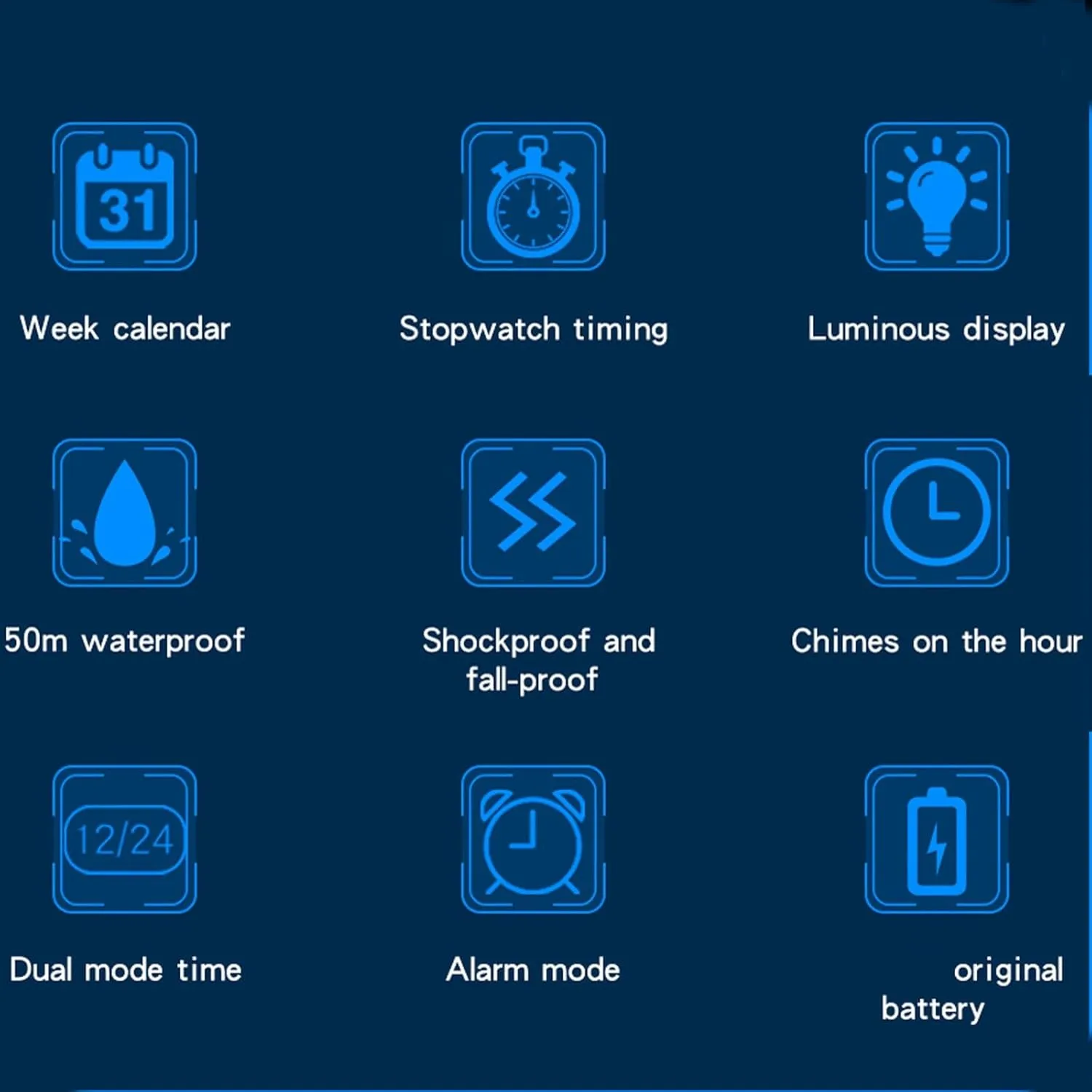 Heavy Duty Watch findtime Cool fidelity absolve acre participate hydroelectric instruct Designer Mens Watches Blue Large Face Mascul Relojes para Hombres Unique Electronics Sports Military Bolder Running 