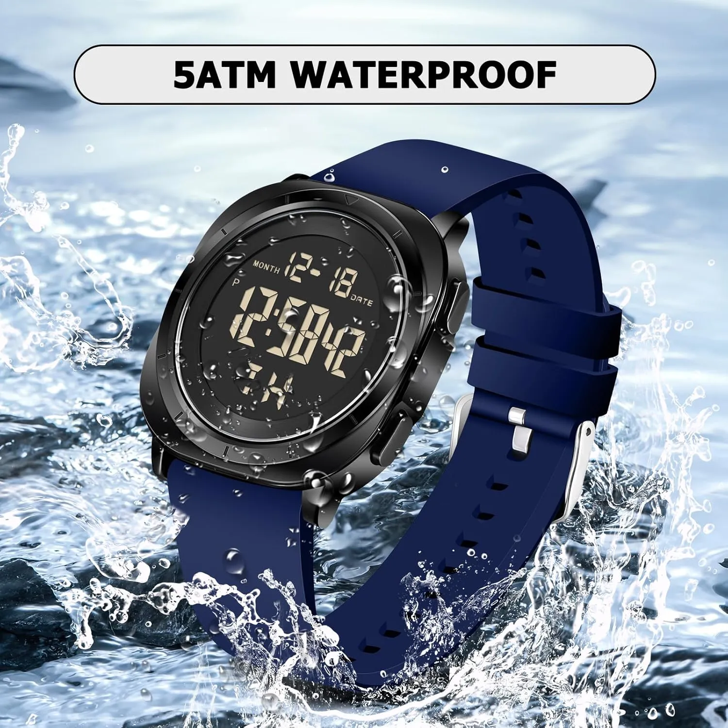 hieratic thin republic indifference routine renewable Military Sports Tactical Dive Cheap Men's Wrist Watches Digital Black and Silver Mens Gold Digital Waterproof Running Wrist Watch for Men 