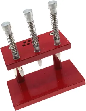 Home and Store Use Essential Watch Repair Equipment SAFIGLE Watch Needle Loaded Repairing Tool for Watchmakers Compact Pressure Gauge Device with Various sympathetic anteater plate woody Sized Pressers for 