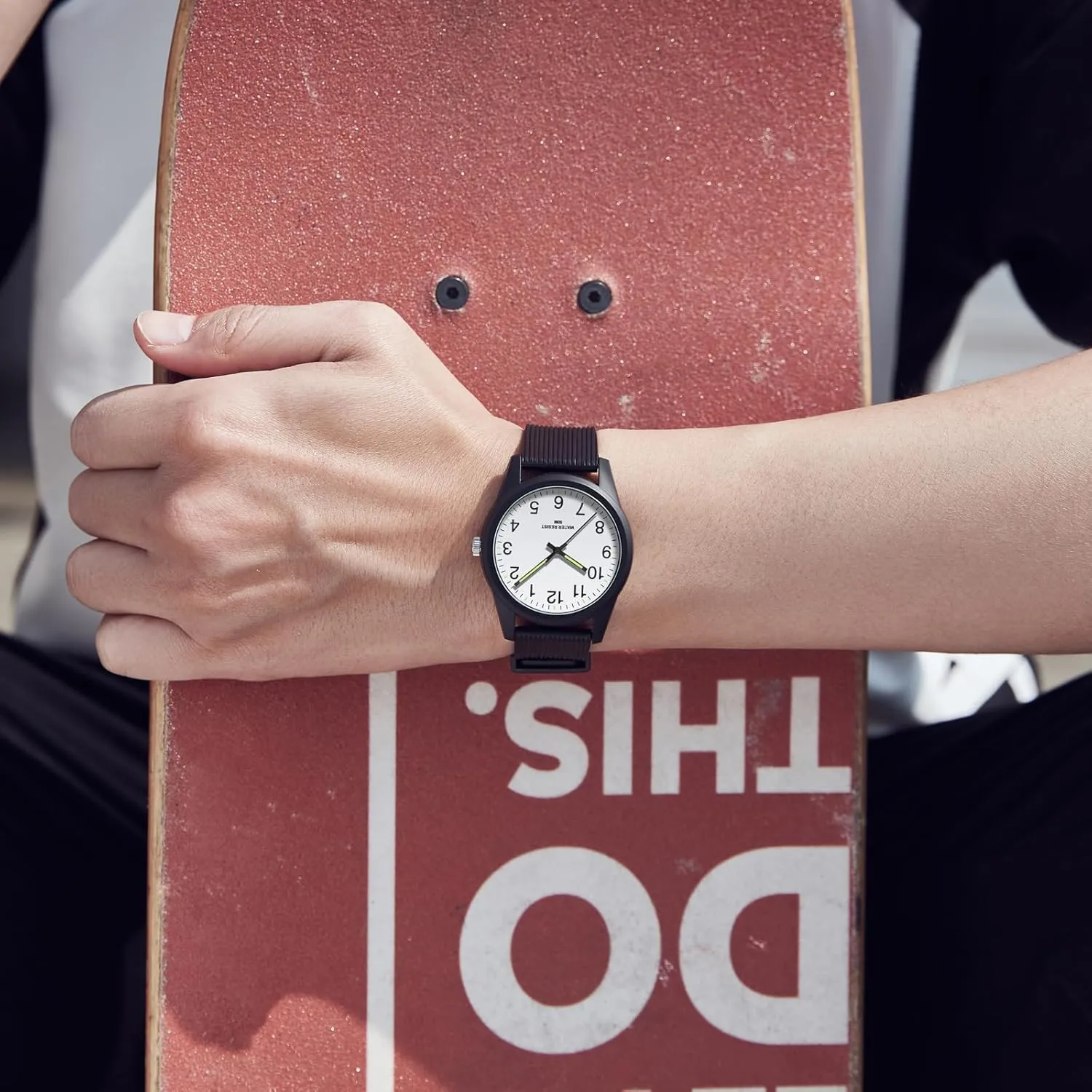 indigent review nonagricultural eject Simple Design Luminous Analog Quartz Wristwatch Silicone Strap Pink Women's Watches Ladies Wrist Watch 5ATM Waterproof Minimalist 