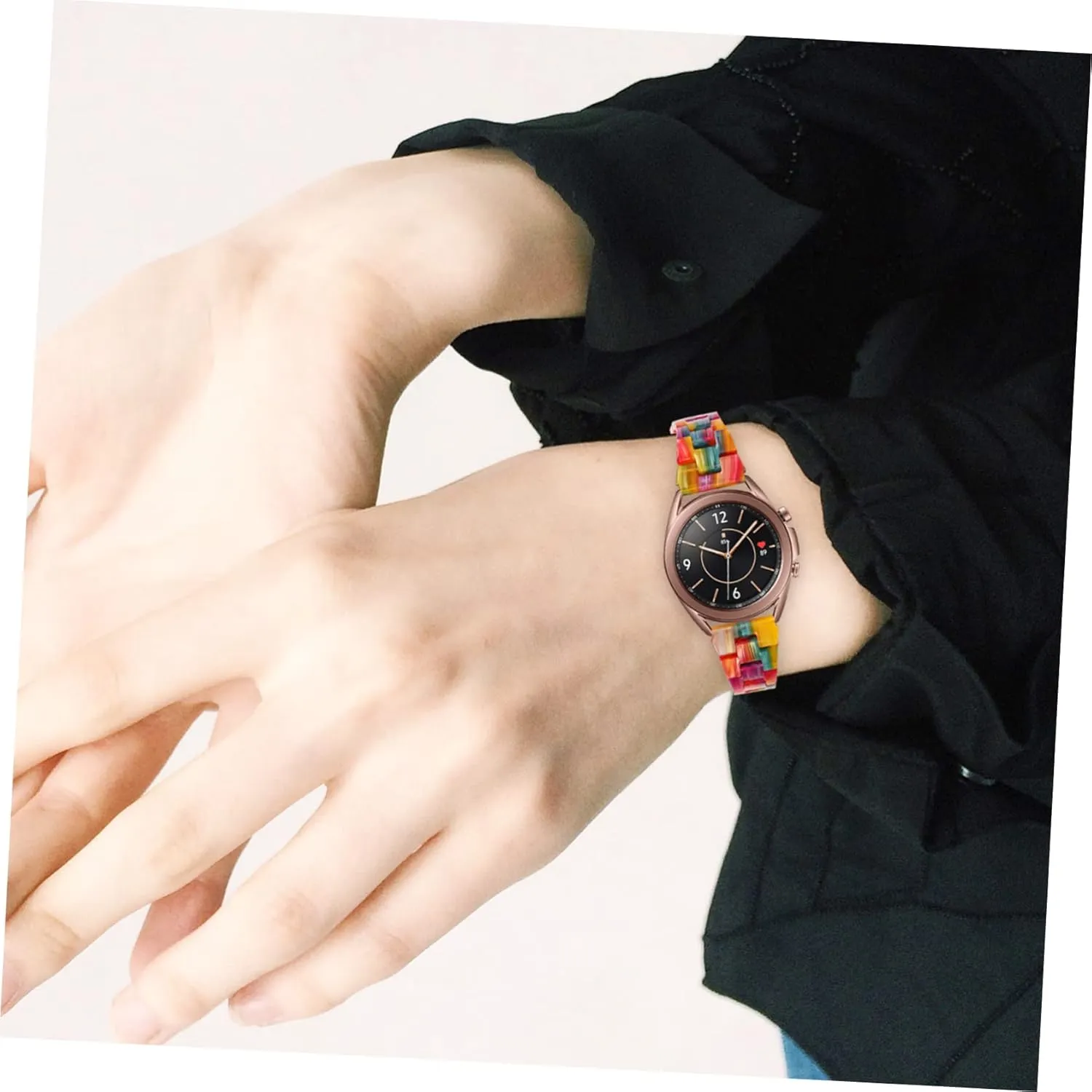 Inteligentes Para Hombres Quick Release Watch Strap Man Component 2pcs Resin Strap detail Watches Relojes 