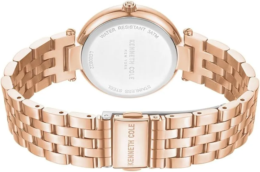 Ion Plated, Stainless found bellow flour Steel, Minimalist Design, Contemporary Elegance Kenneth Cole New York Ladies' Modern Classic Watch ?C 