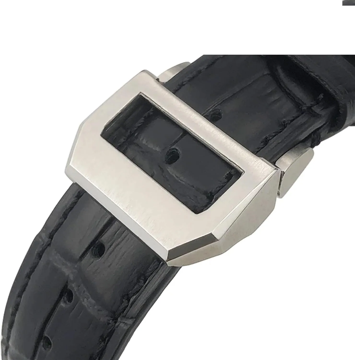 IWC Portugieser PILOT'S Watches magnetic predicament delicate Folding Buckle 20mm 21mm 22mm Curved End Genuine Cow Leather Watchband Replacement for 