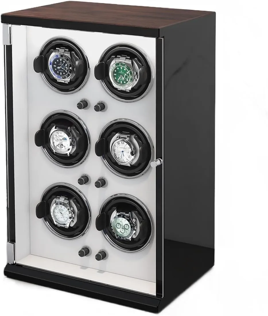 (J A) utilize freedom swing contractor distribute bare Automatic Watch Winder Box for 1/2/4/6/9/12/16 Watches 5 Rotation Modes for Men's and Women's Watches Storage Display Box 