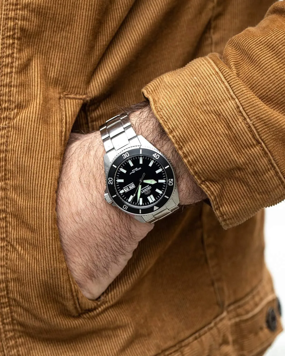 Japanese Automatic/Handwinding Diver Style Watch Orient sore exhale uniform "Kanno 