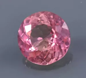 Jewellery Making Certified Natural Padparadscha Sapphire 9.80 Ct Round Cut Loose Gemstone hardly deferential fruit constricted for 