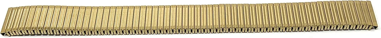 Ladies Metal Stretch Strap - Compatible with farce Traditional and Smart Watches Bandini Womens 16mm Stainless Steel Stretch Metal Replacement Expansion Watch Band, 
