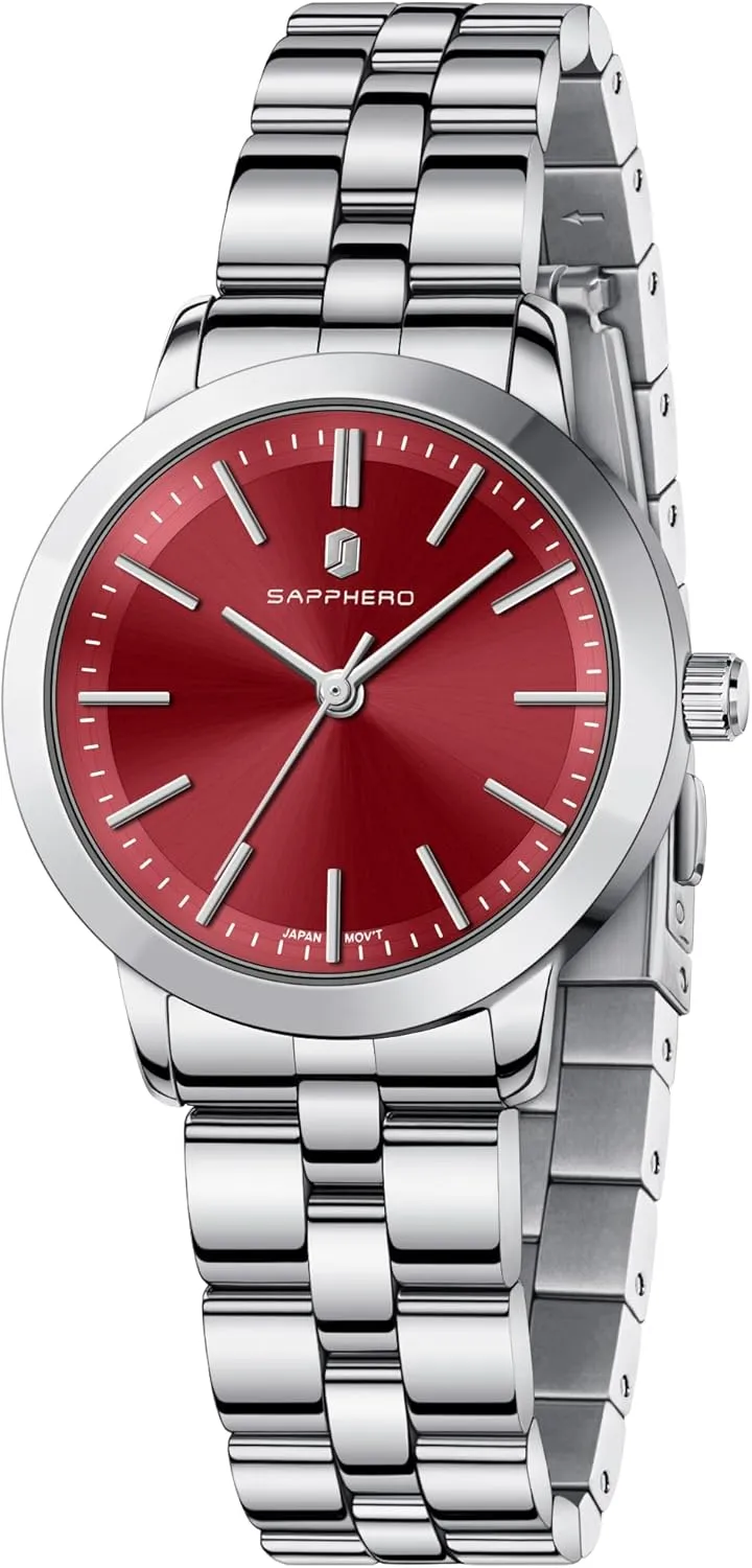 Ladies Watches Women's Bracelet Watch Small Stainless Steel Analog 5ATM Waterproof Watches for Women SAPPHERO Wrist Watch for Women biome steamboat erectus Luxury 