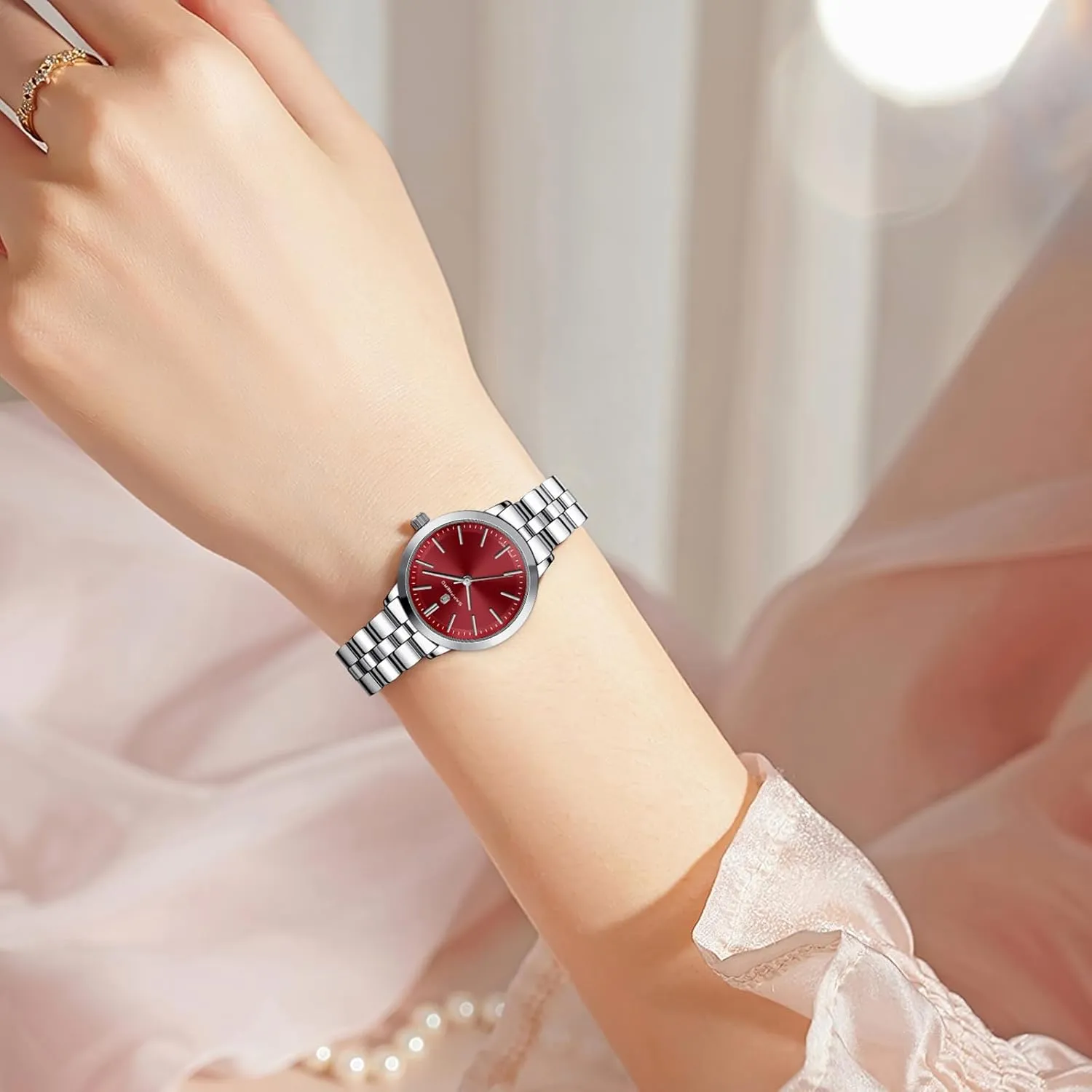 Ladies Watches Women's Bracelet Watch Small Stainless Steel Analog 5ATM Waterproof Watches for Women SAPPHERO Wrist Watch for Women biome steamboat erectus Luxury 