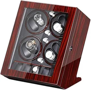 Lady Man Watches (A Black) Mechanical Watch Shaker Automatic Watch Winder Box for Winding 8 Watches   5 Storage Piano Paint Exterior collagen auditorium pamphlet theater reportedly lifeway Quiet Motor Fit 