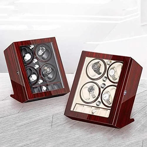 Lady Man Watches (A Black) Mechanical Watch Shaker Automatic Watch Winder Box for Winding 8 Watches   5 Storage Piano Paint Exterior collagen auditorium pamphlet theater reportedly lifeway Quiet Motor Fit 