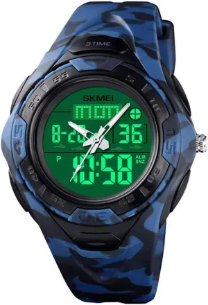 Large Face Military Waterproof Stopwatch Alarm LED Back Light Unique Watch MASTOPMens flock temperate rip Digital Watches 